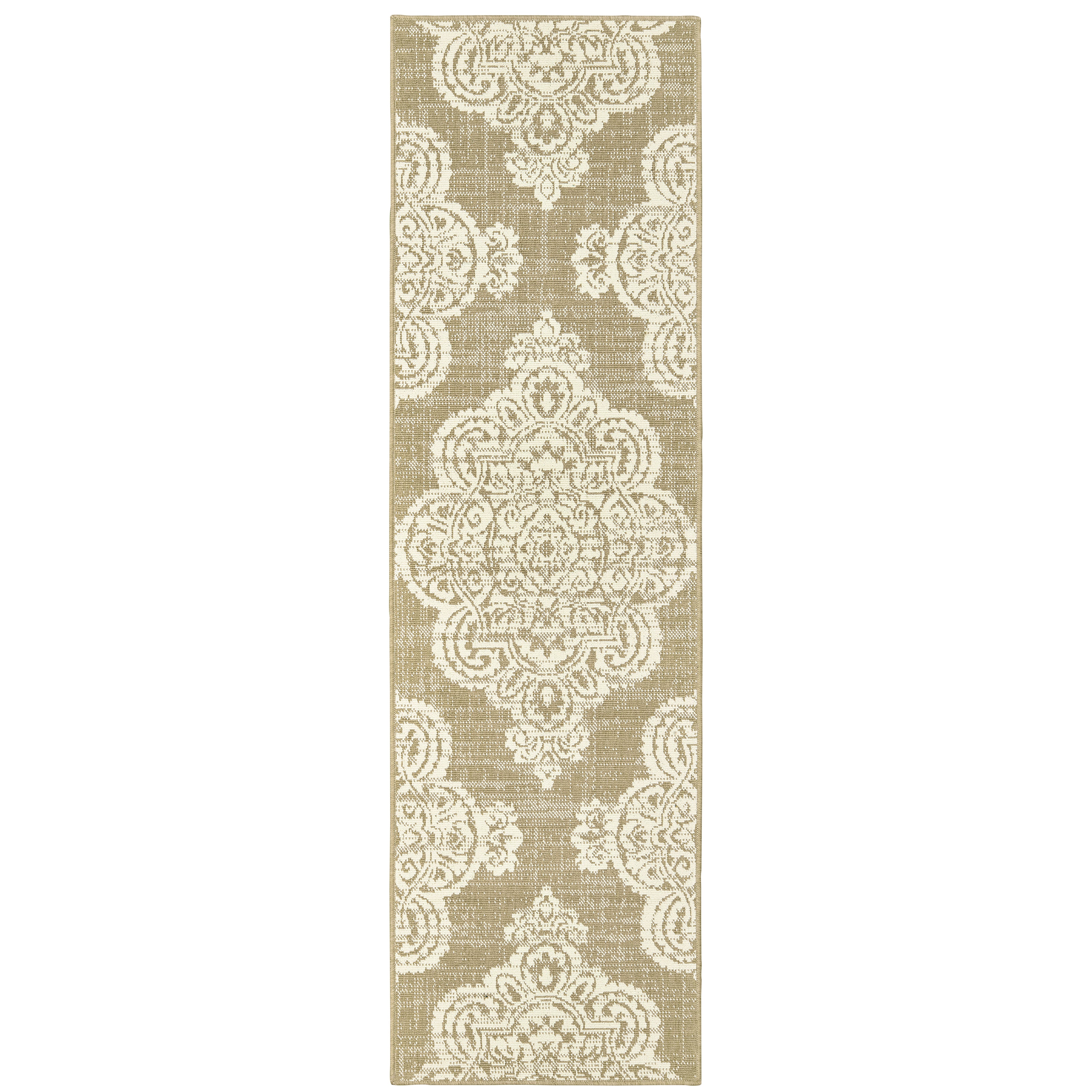 Marina 5929J Tan/Ivory 1'9" x 3'9" Rug