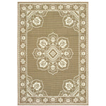 Marina 7764J Tan/Ivory 1'9" x 3'9" Rug