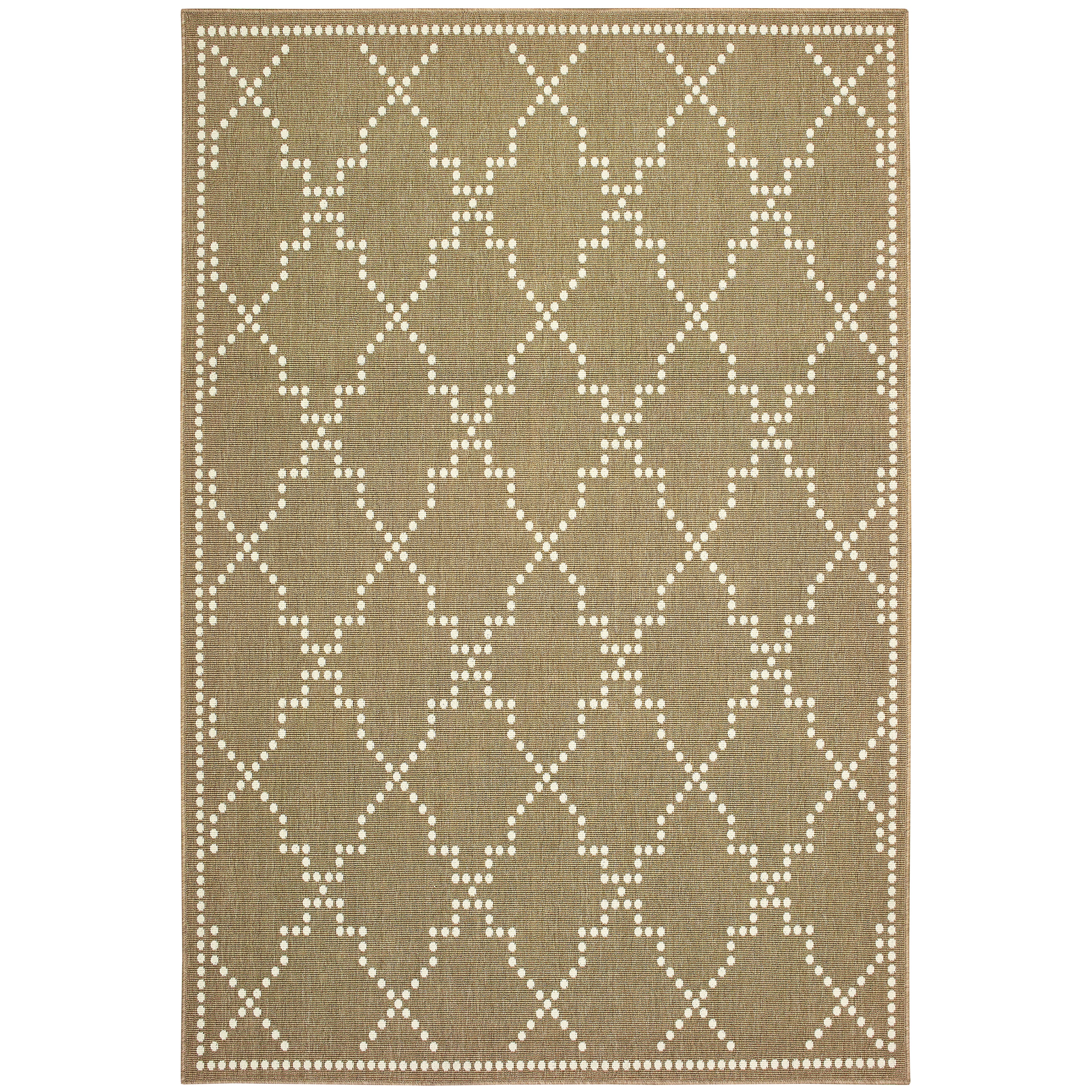 Marina 7765Y Tan/Ivory 1'9" x 3'9" Rug