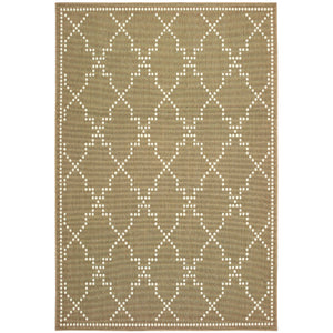 Marina 7765Y Tan/Ivory 1'9" x 3'9" Rug