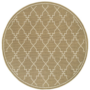 Marina 7765Y Tan/Ivory 1'9" x 3'9" Rug