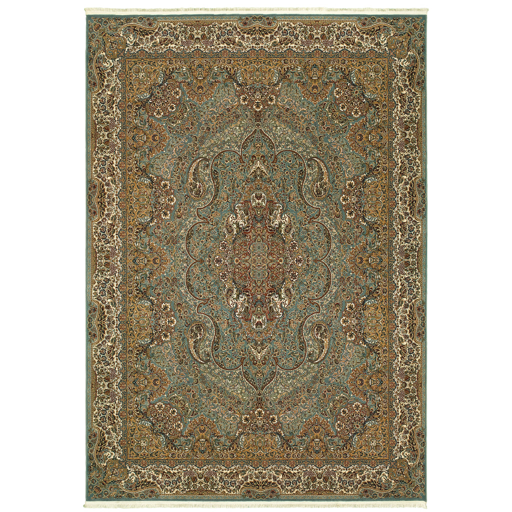 Masterpiece 502L2 Blue/Gold 9'10" x 12'10" Rug