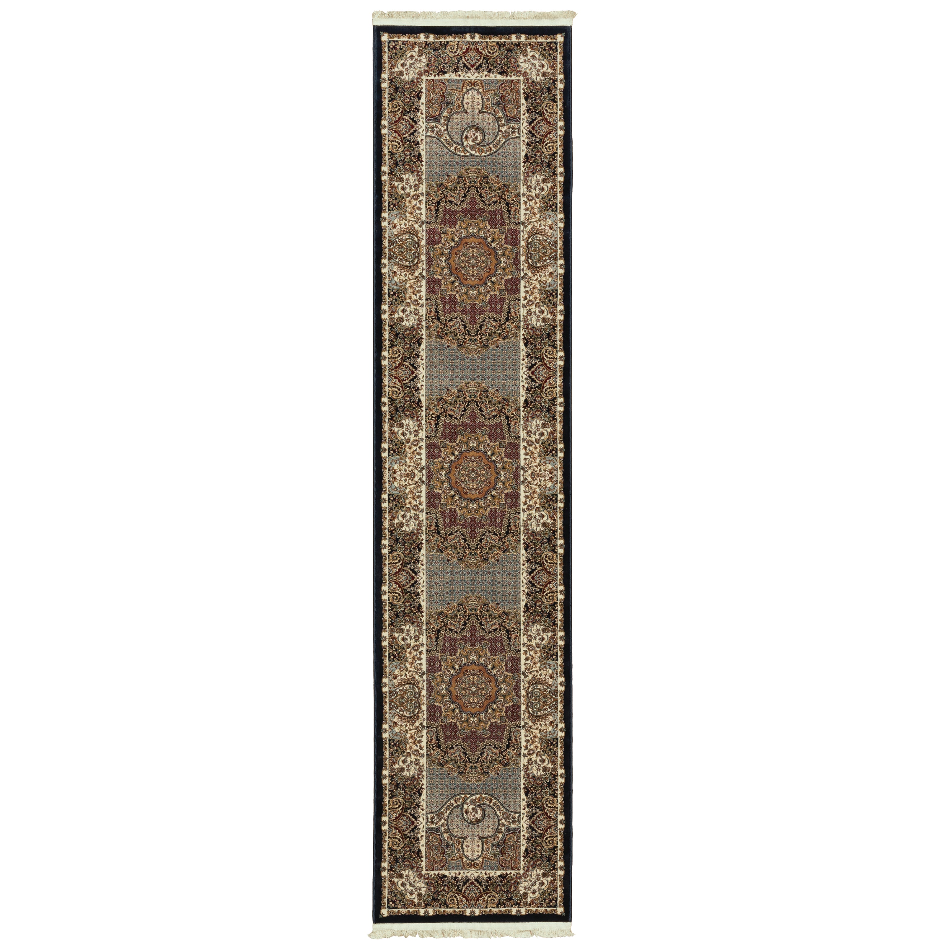 Masterpiece 5330B Blue/Red 5'3" x 7'6" Rug