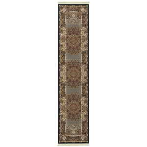 Masterpiece 5330B Blue/Red 5'3" x 7'6" Rug