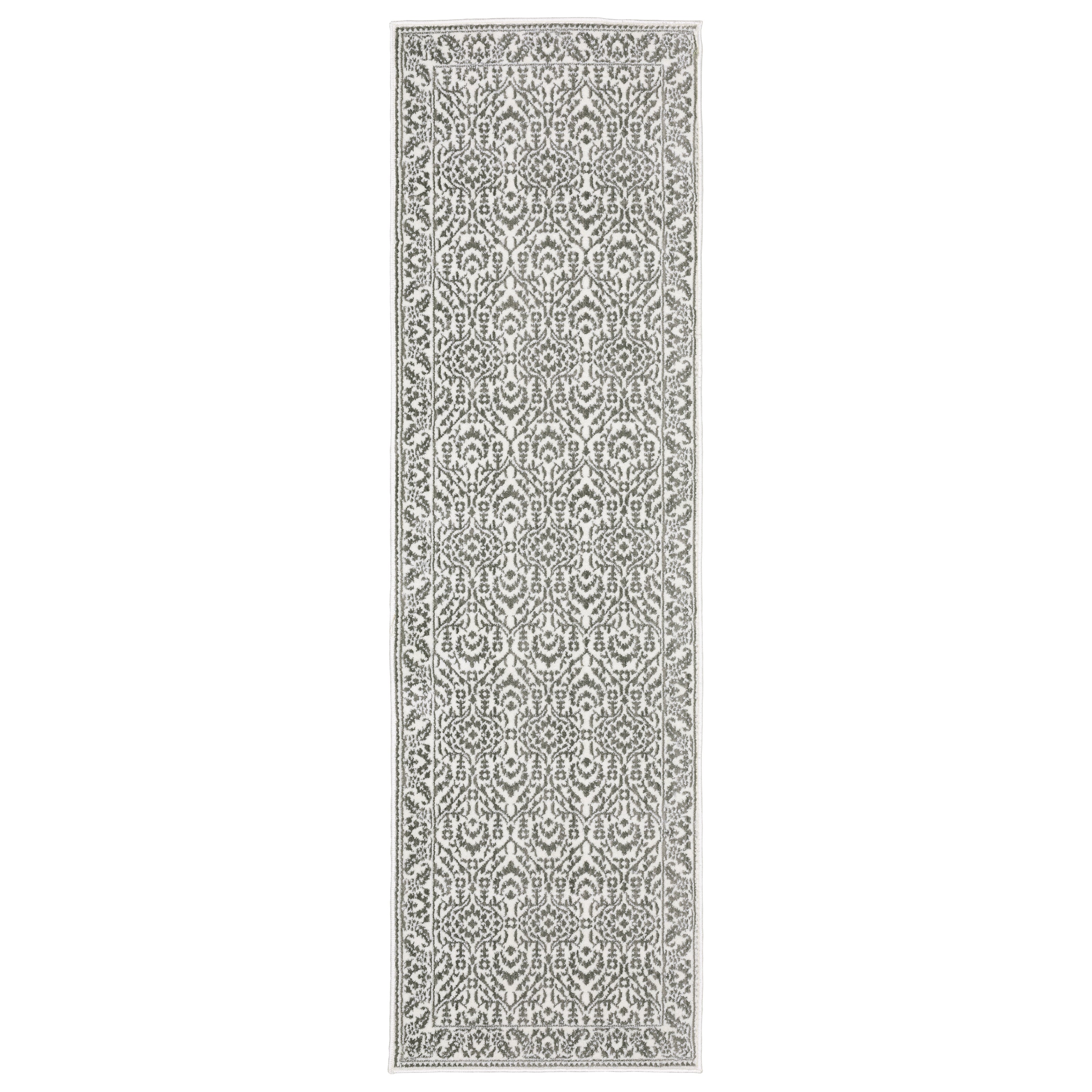 Montecito 2062H Grey/White 2'3" x 7'6" Rug