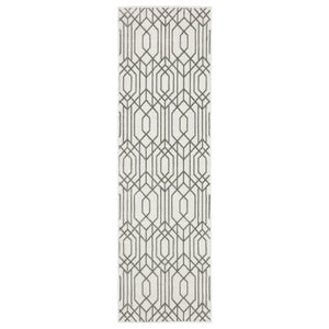 Montecito 4158W White/Grey 2'3" x 7'6" Rug