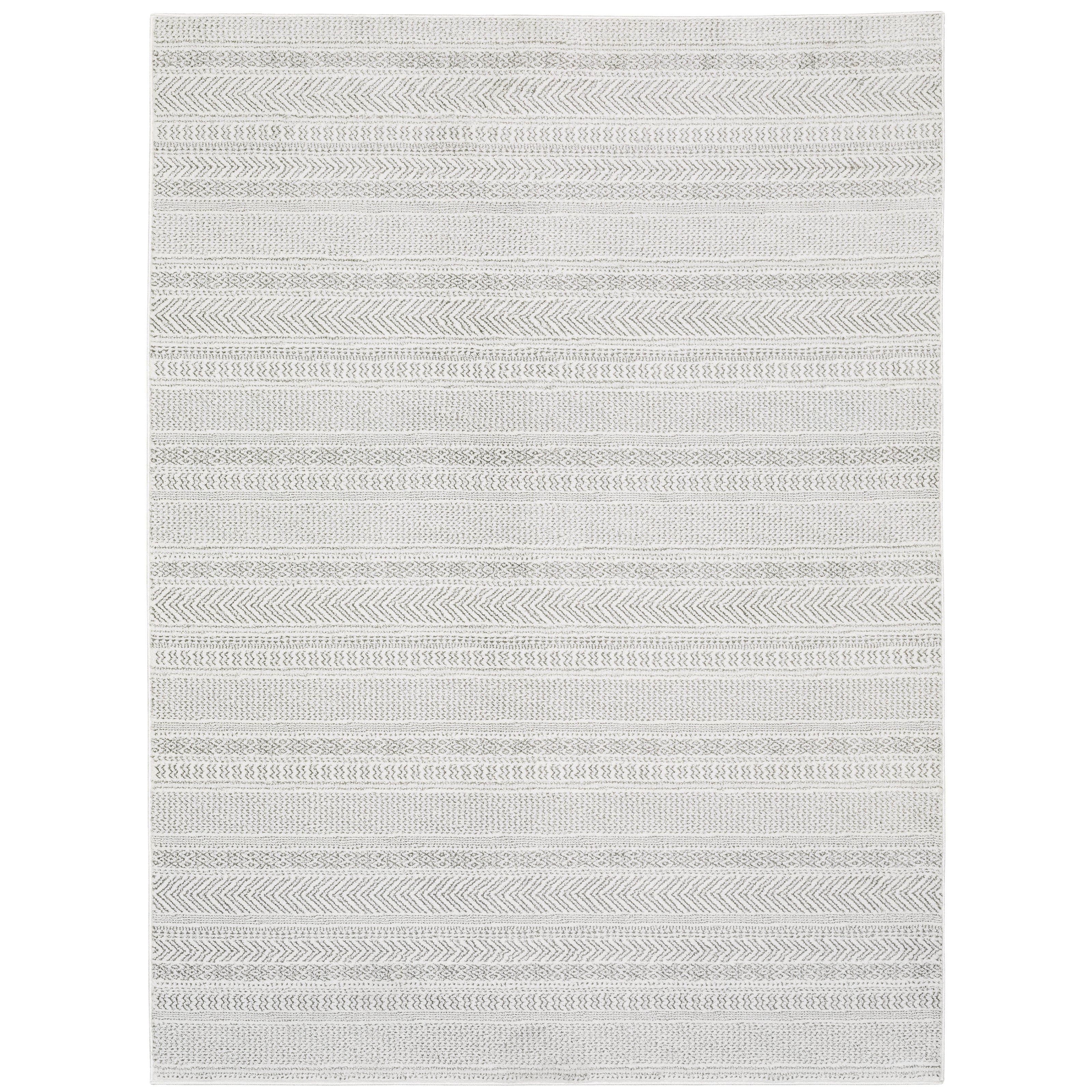 Montecito 4929E White/Grey 2'3" x 7'6" Rug