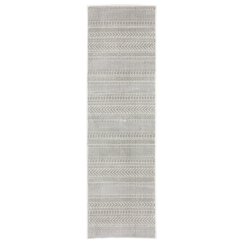 Montecito 4929E White/Grey 2'3" x 7'6" Rug