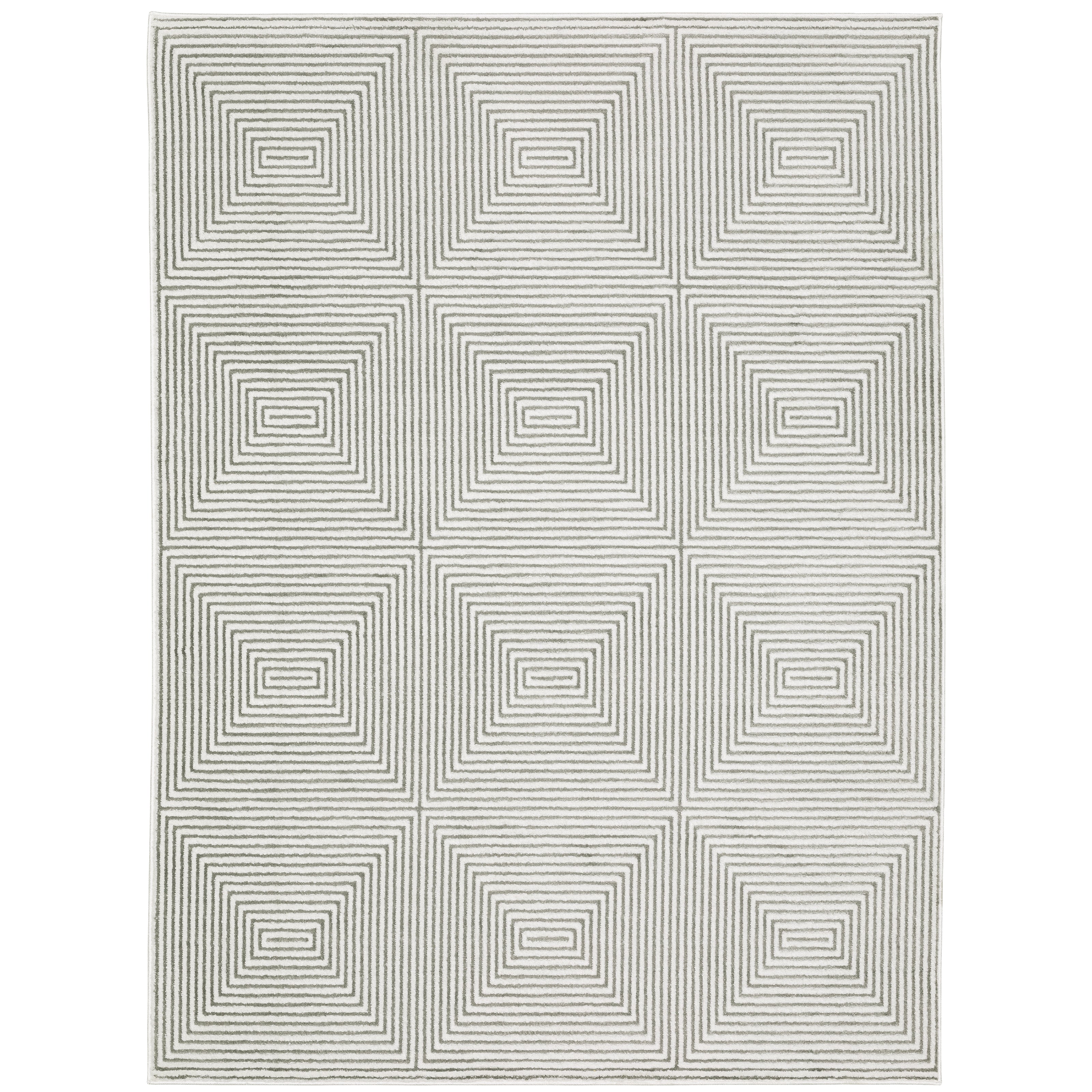 Montecito 8111W Grey/White 2'3" x 7'6" Rug