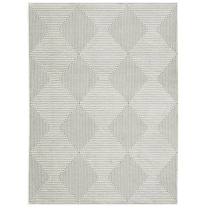 Montecito 8111W Grey/White 2'3" x 7'6" Rug