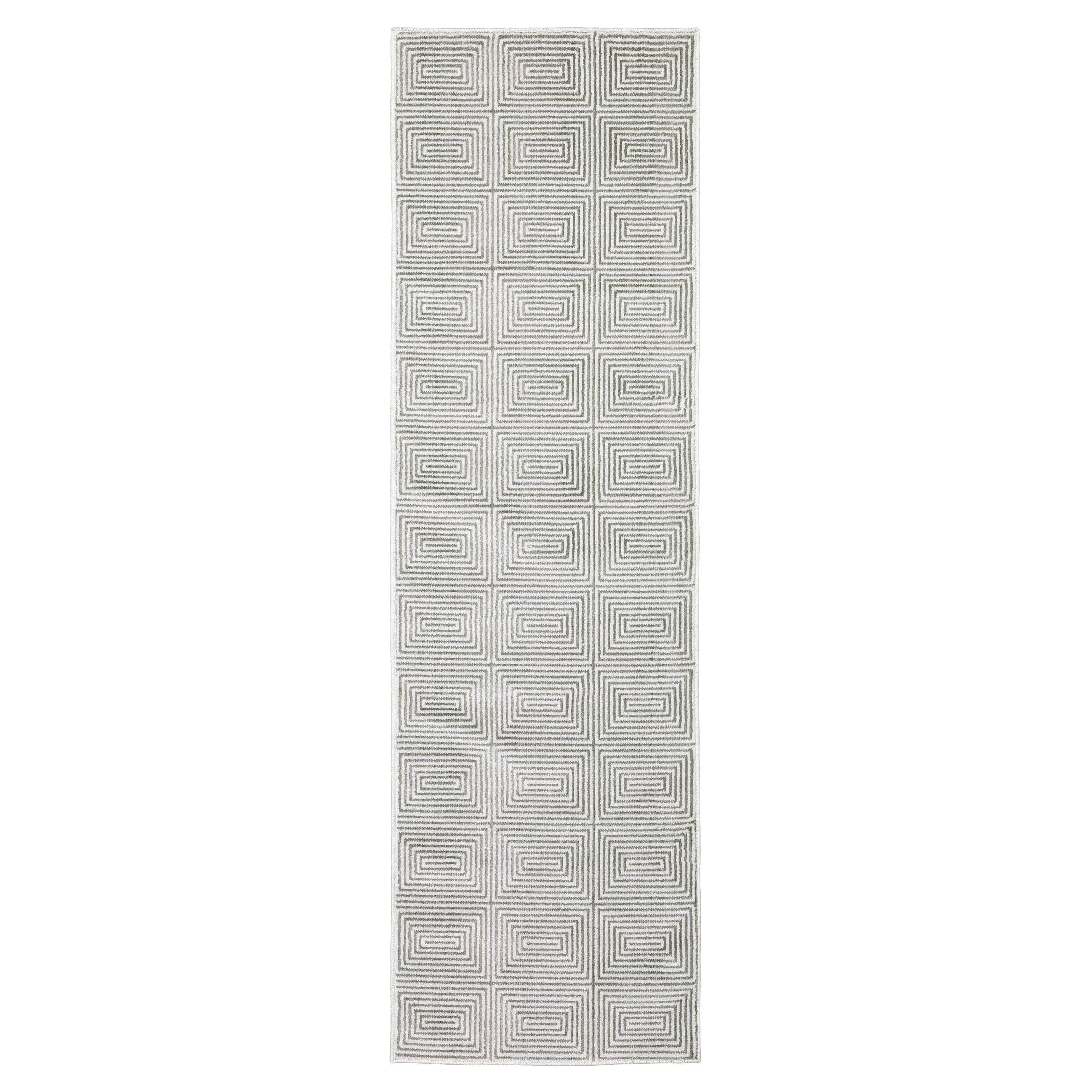 Montecito 8111W Grey/White 2'3" x 7'6" Rug