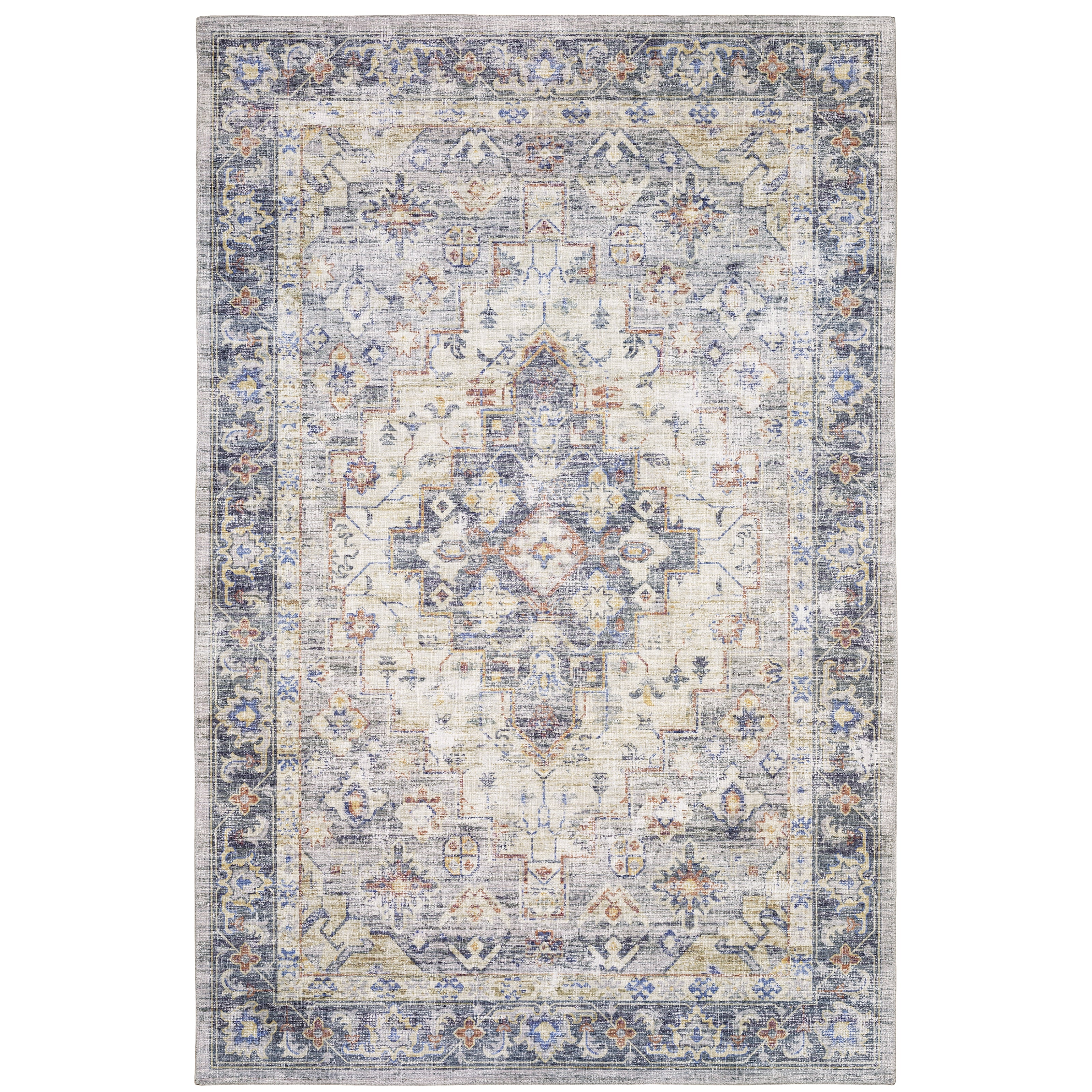 Myers Park Myp02 Blue/Gold 5' x 7' Rug