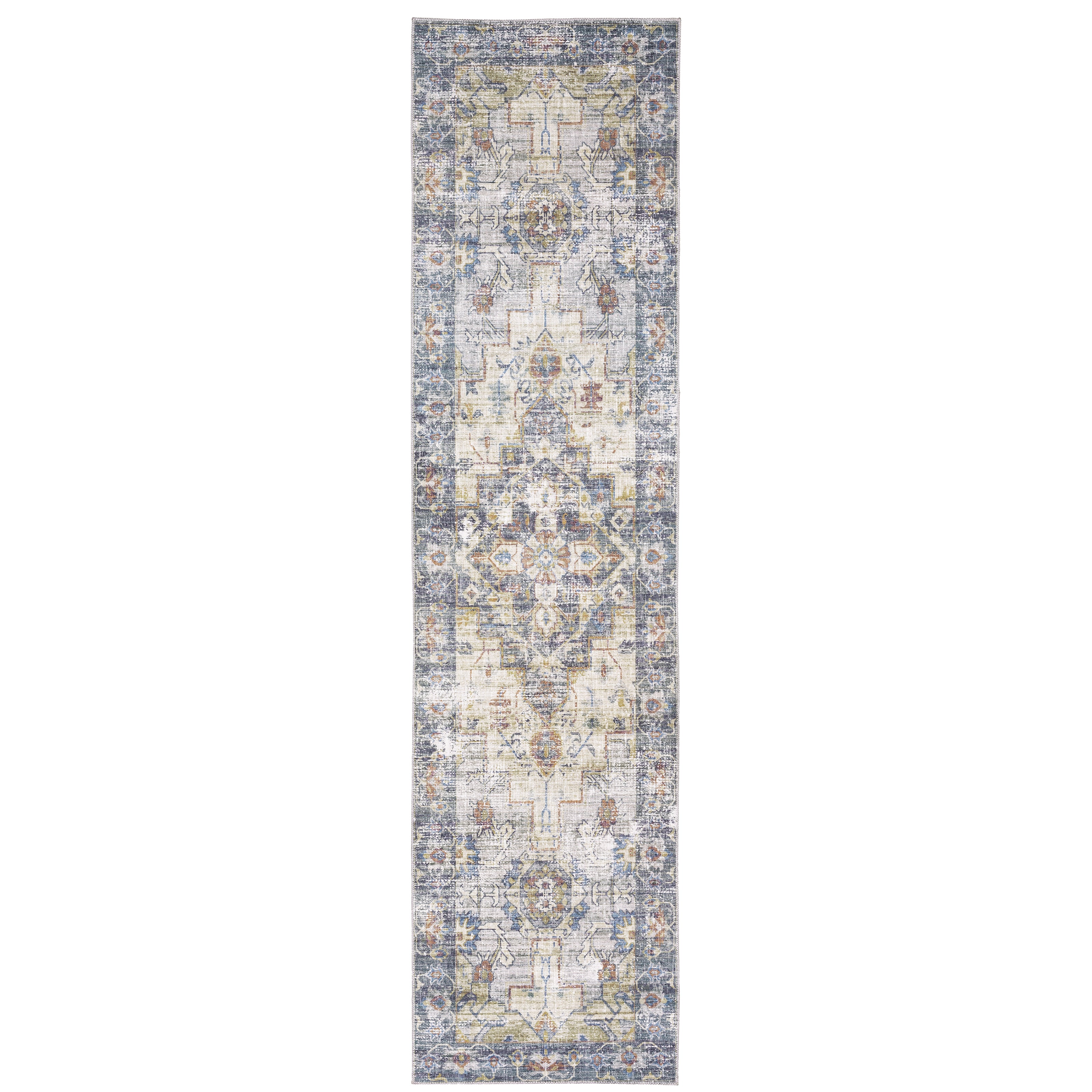 Myers Park Myp02 Blue/Gold 5' x 7' Rug