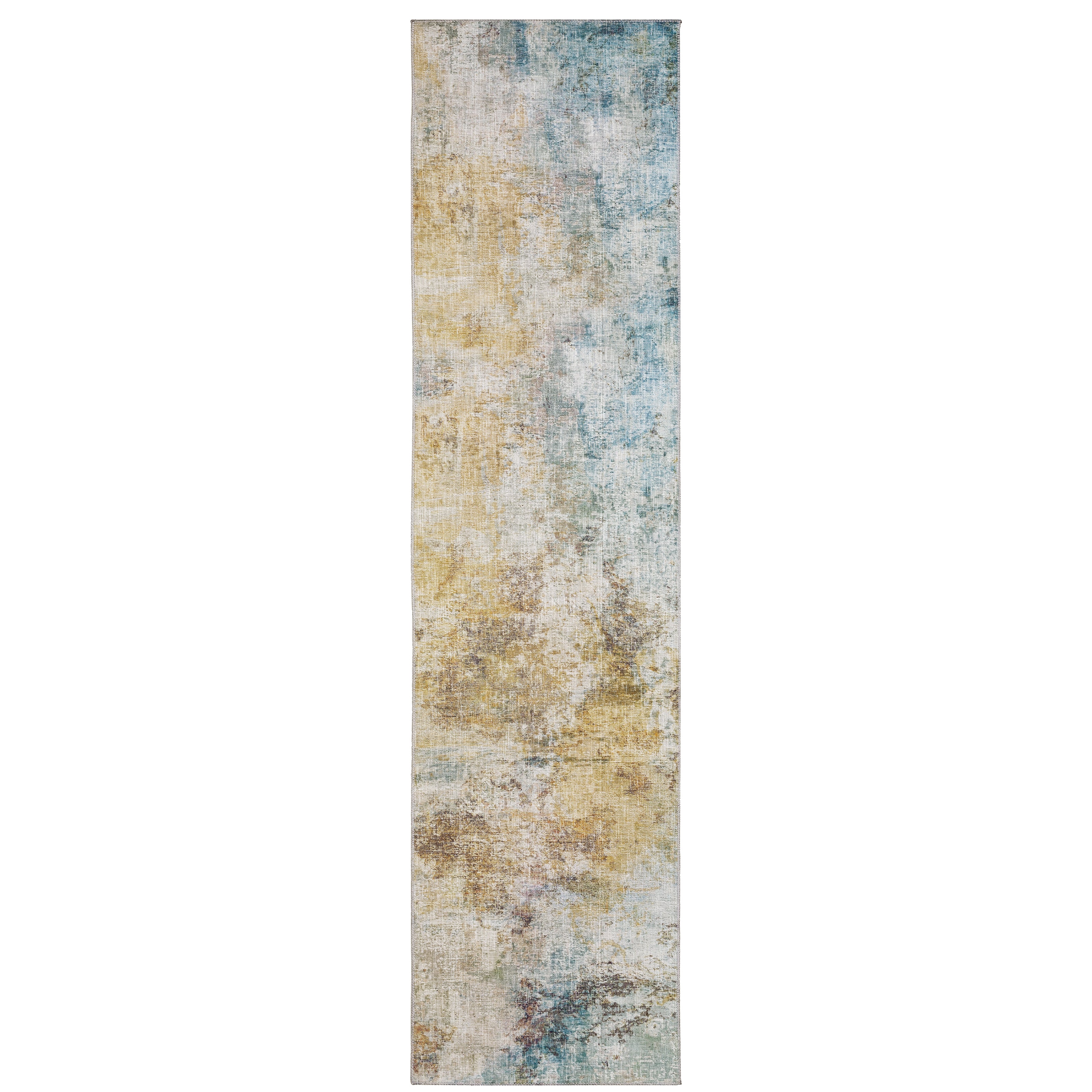 Myers Park Myp09 Yellow/Blue 7'8" x 10' Rug