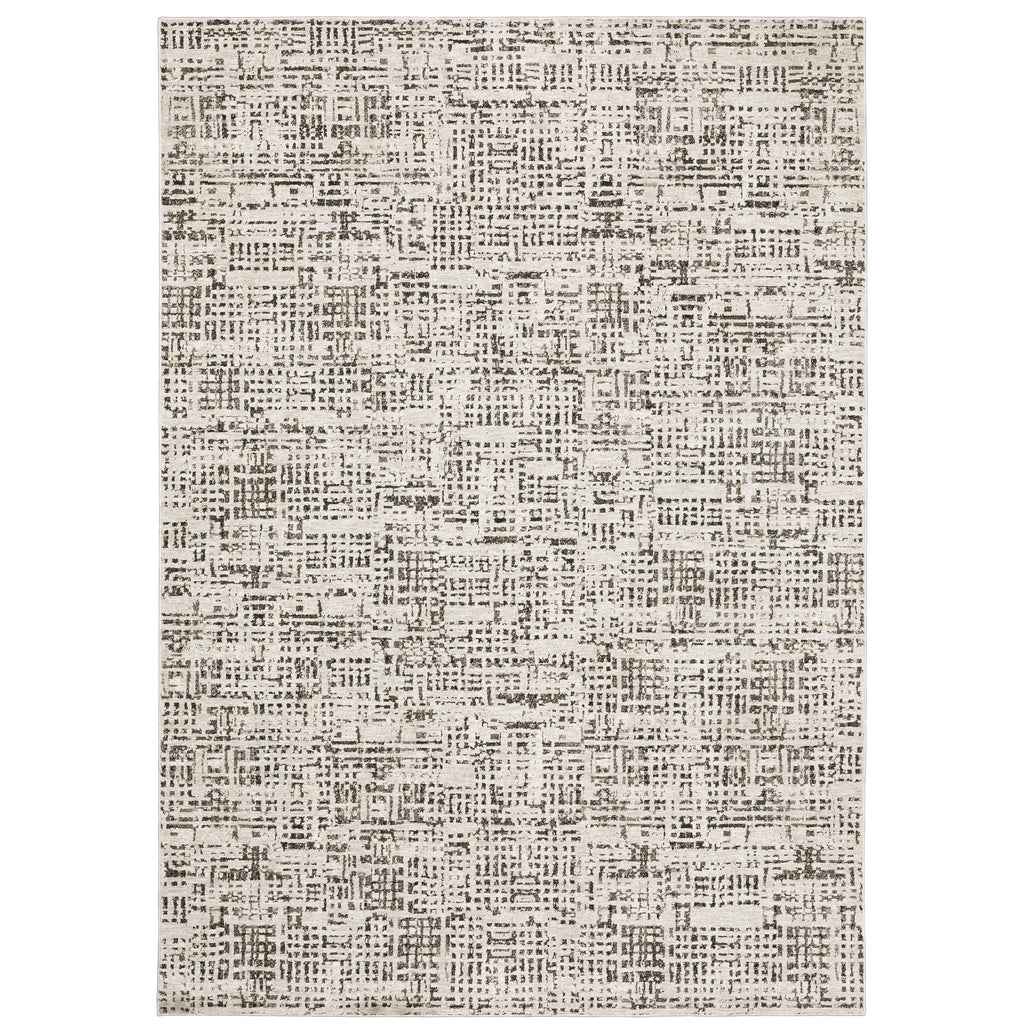 Nebulous 2060W Ivory/Grey 3'3" x 5' Rug