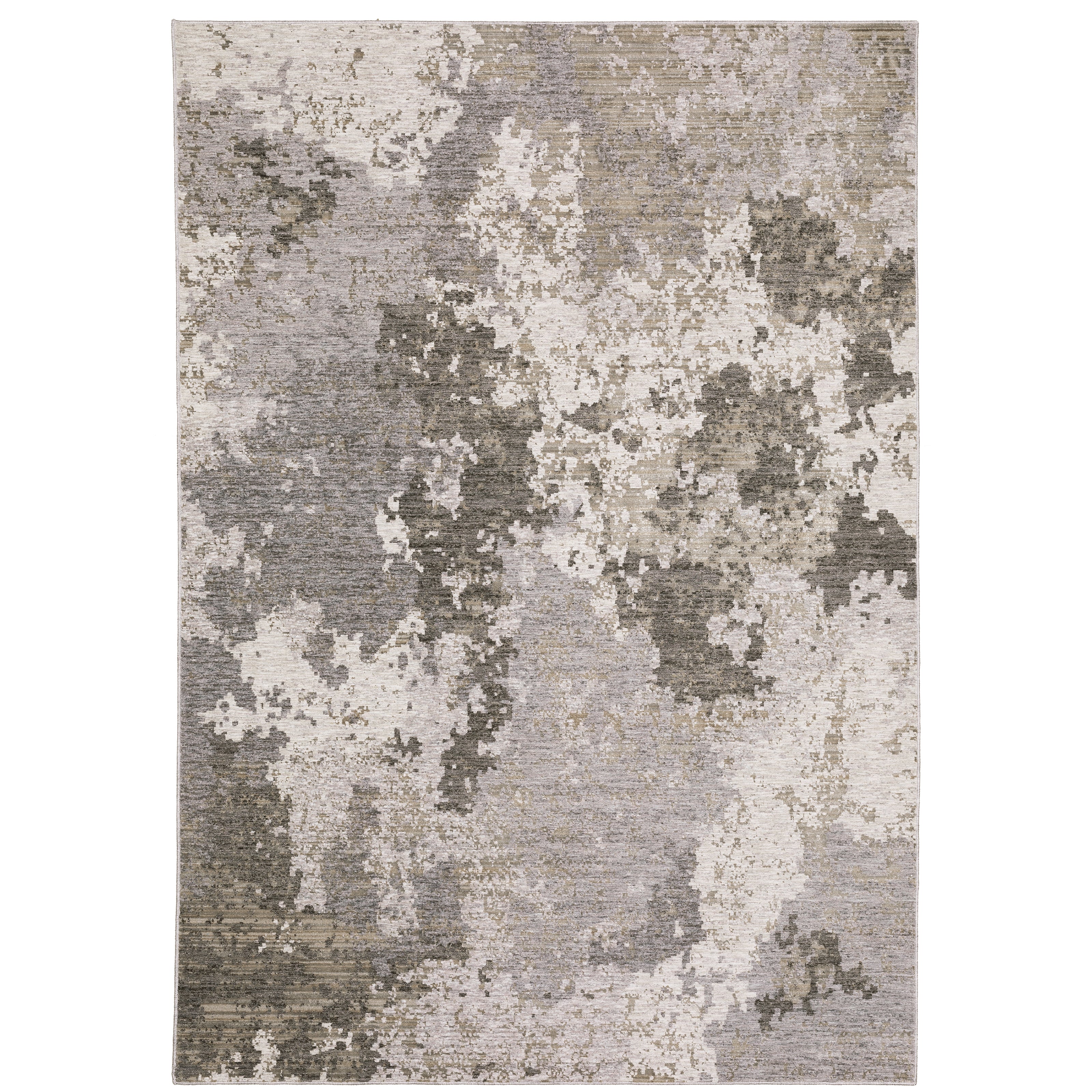 Nebulous 5091E Grey/Ivory 3'3" x 5' Rug