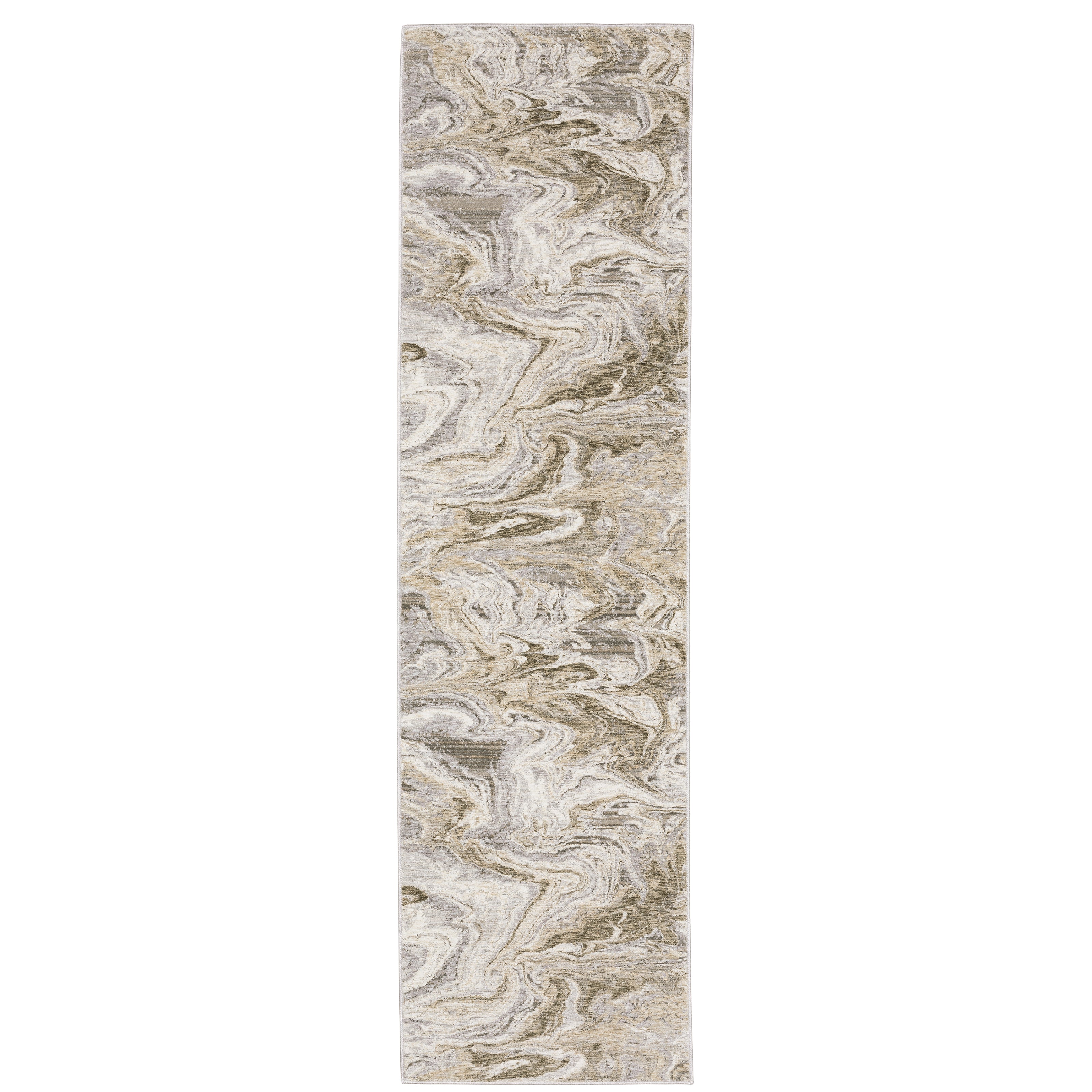 Nebulous 530E9 Ivory/Tan 3'3" x 5' Rug