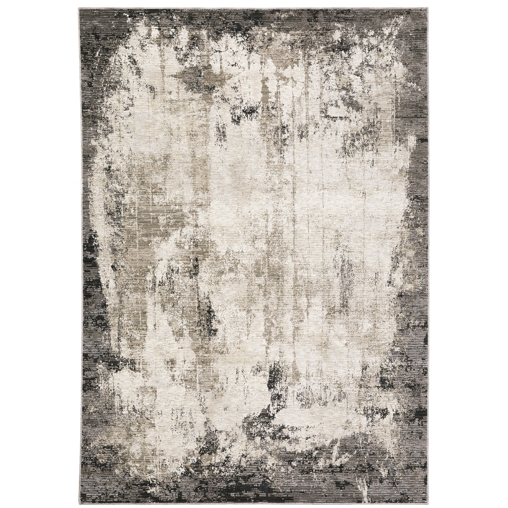 Nebulous 7151E Grey/Ivory 3'3" x 5' Rug