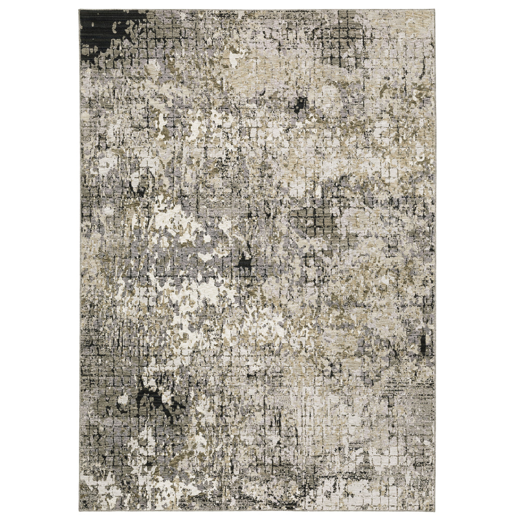 Nebulous 091D9 Grey/Ivory 7'10" x 10'10" Rug