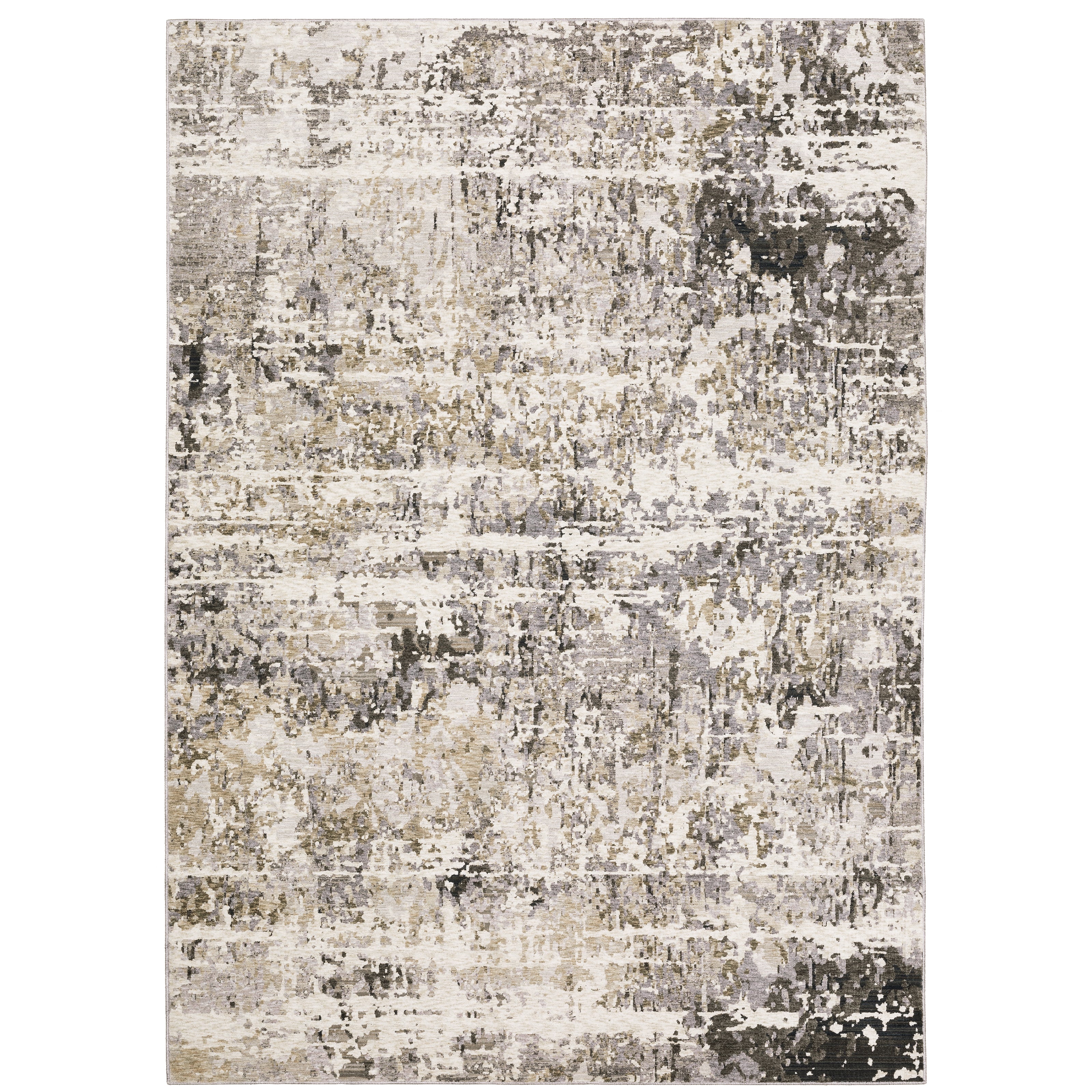 Nebulous 091L9 Grey/Ivory 3'3" x 5' Rug