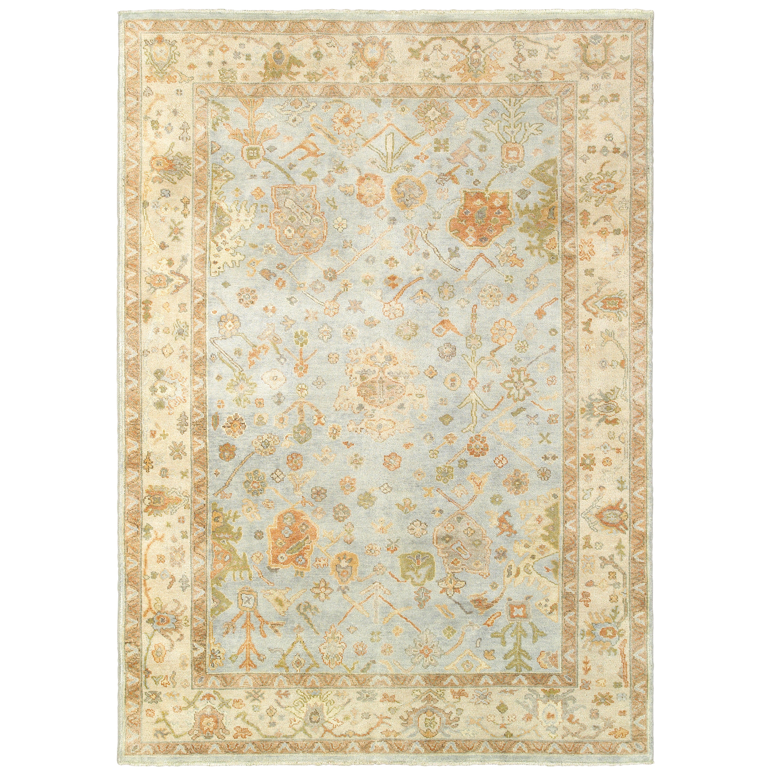 Palace 10304 Blue/Sand 9' x 12' Rug