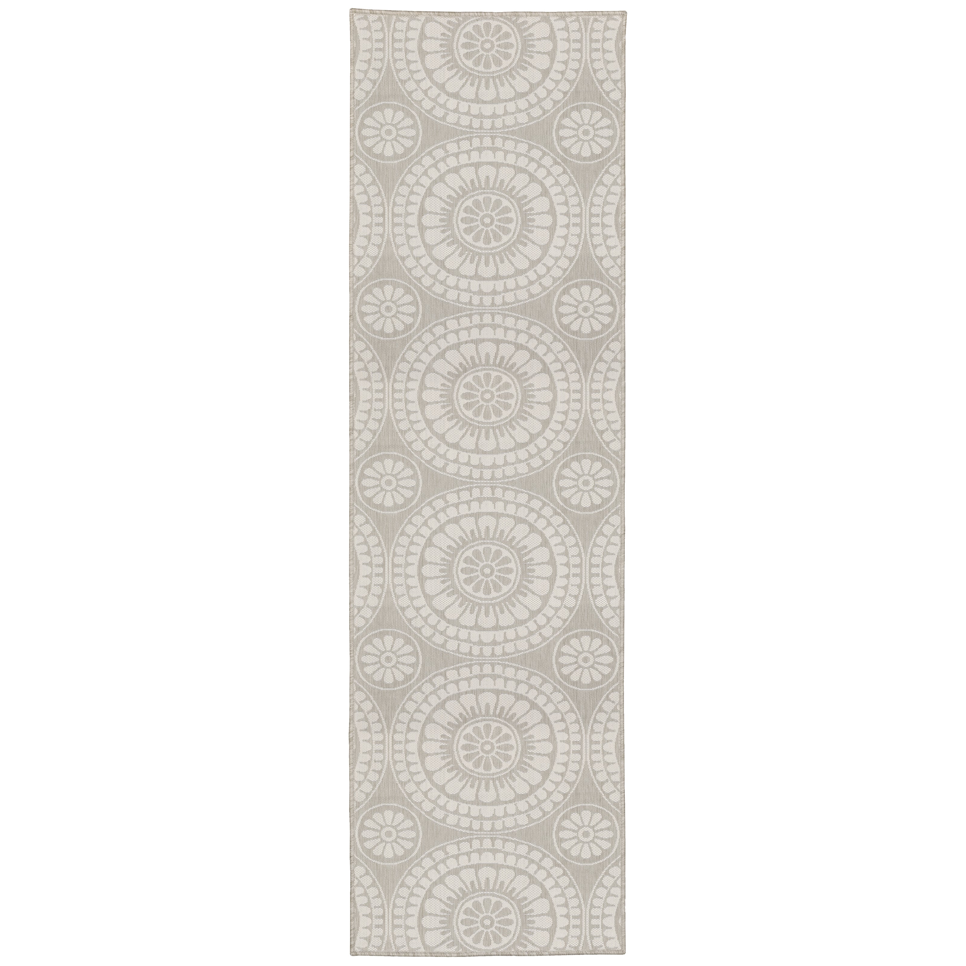 Portofino 1832H Grey/Ivory 3'3" x 5' Rug