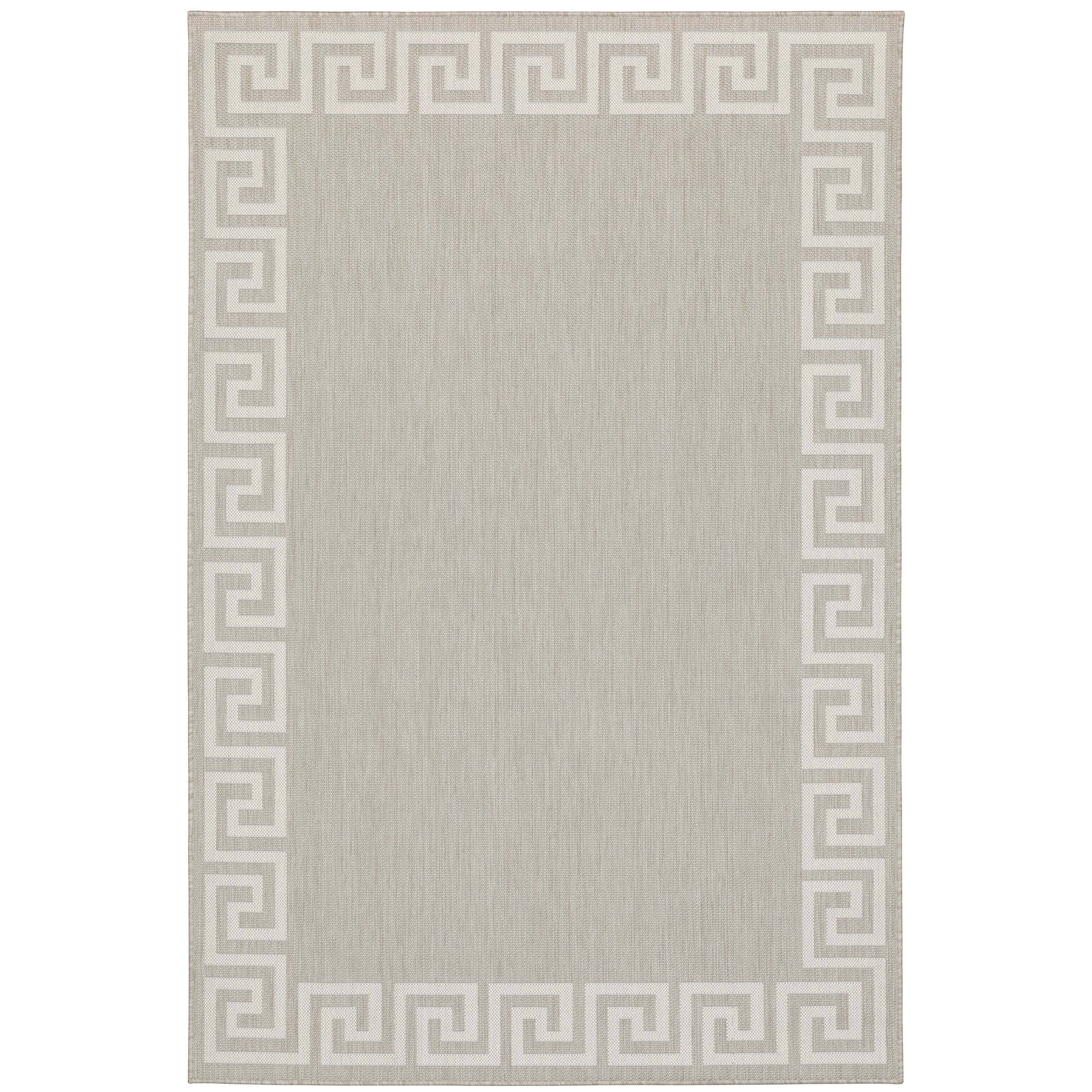 Portofino 6560D Grey/Ivory 7'10" x 10' Rug