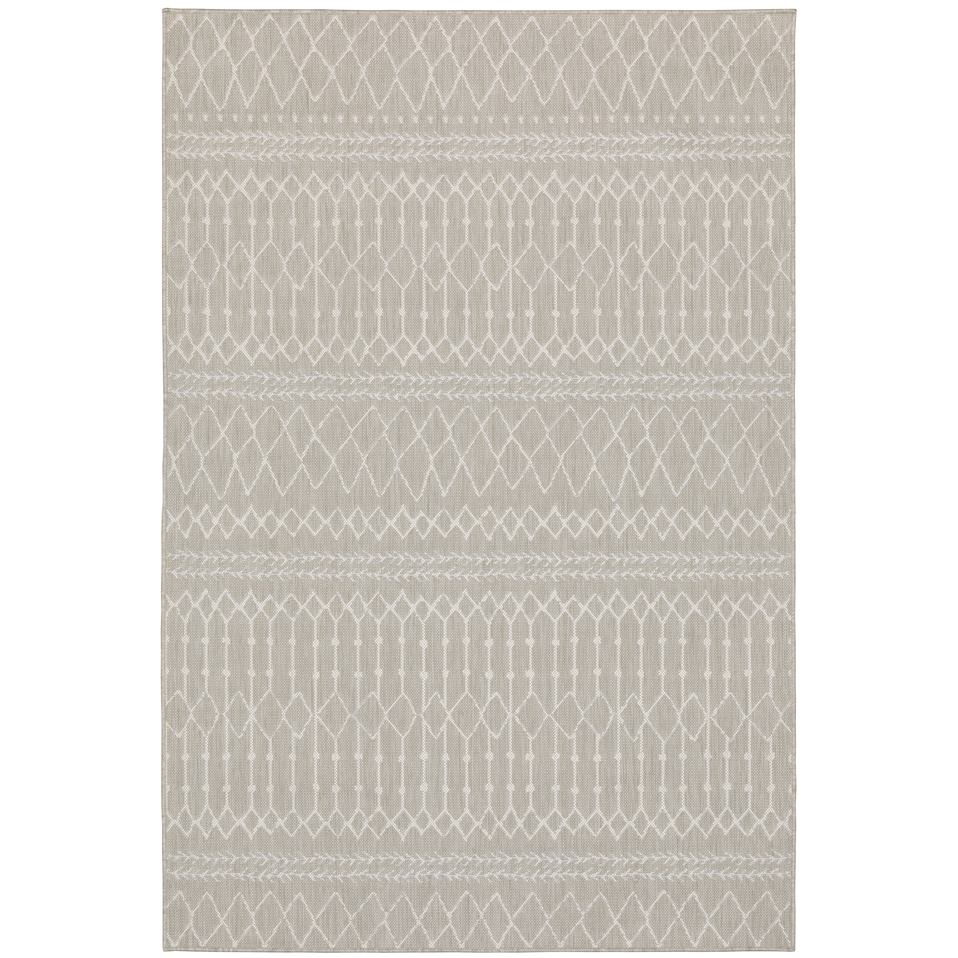 Portofino 670H4 Grey/Ivory 3'3" x 5' Rug