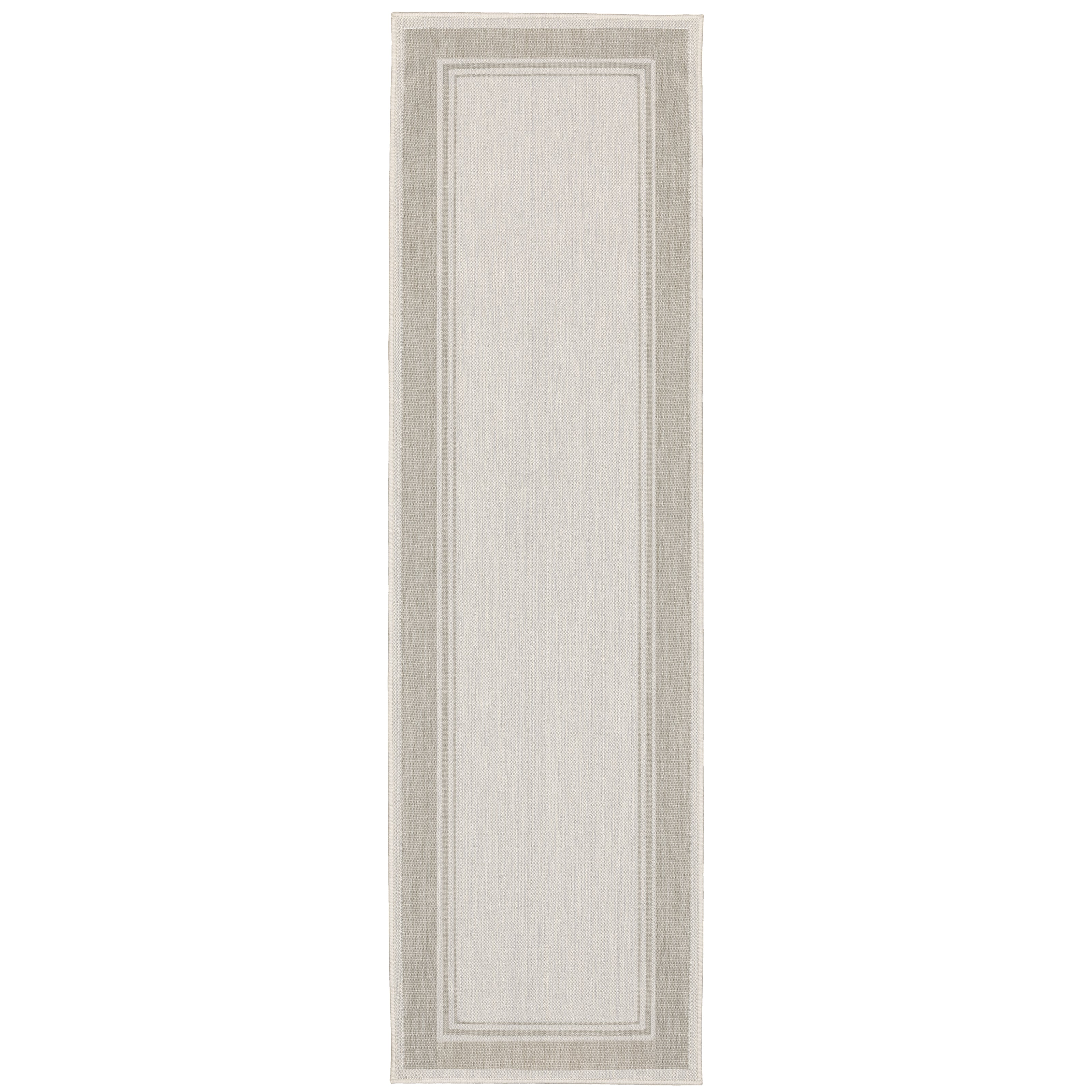 Portofino 6765W Ivory/Grey 9'10" x 12'10" Rug