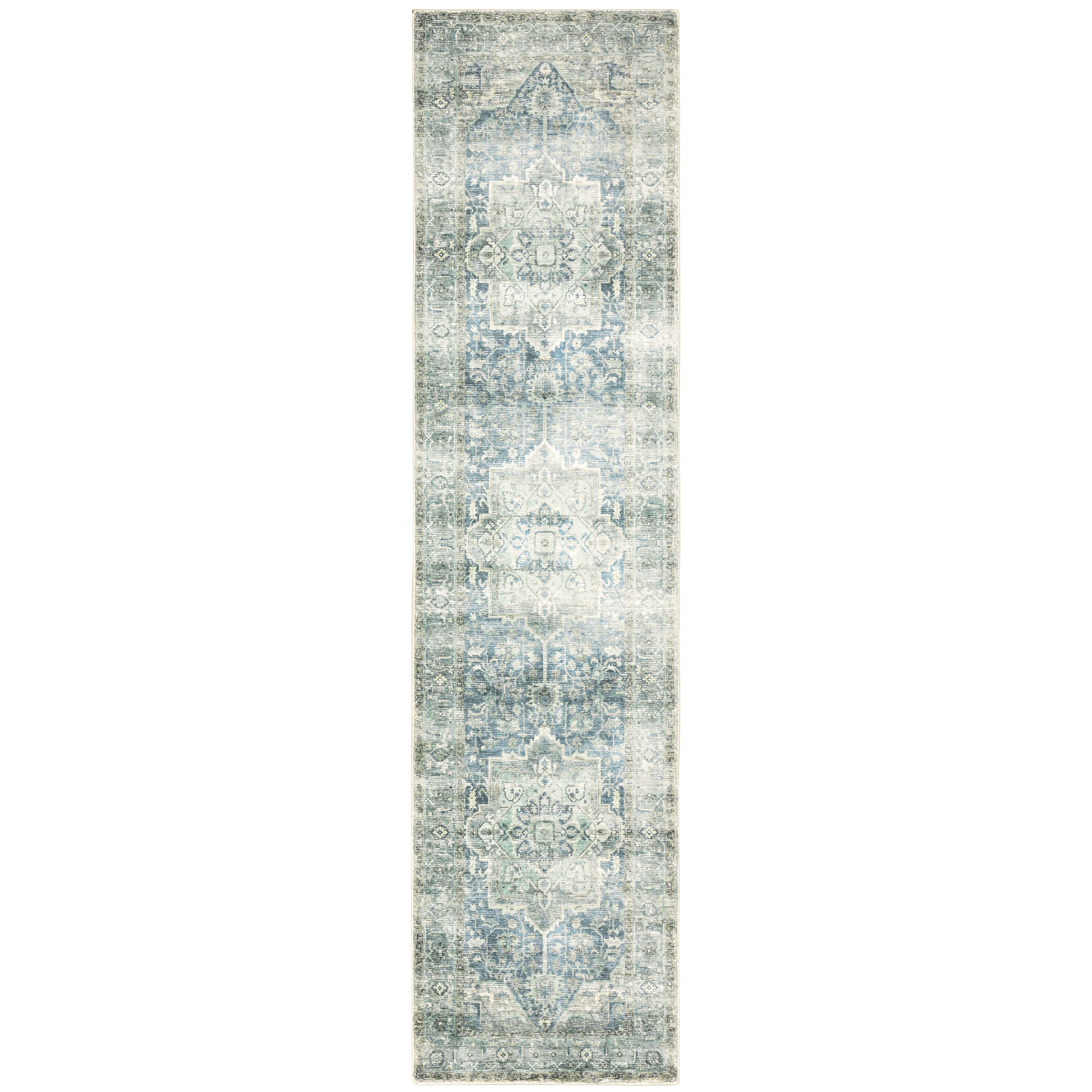 Savoy 28102 Grey/Blue 5'3" x 7'3" Rug