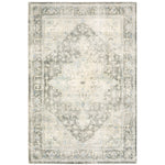 Savoy 28104 Grey/Ivory 5'3" x 7'3" Rug