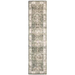 Savoy 28105 Charcoal/Ivory 5'3" x 7'3" Rug