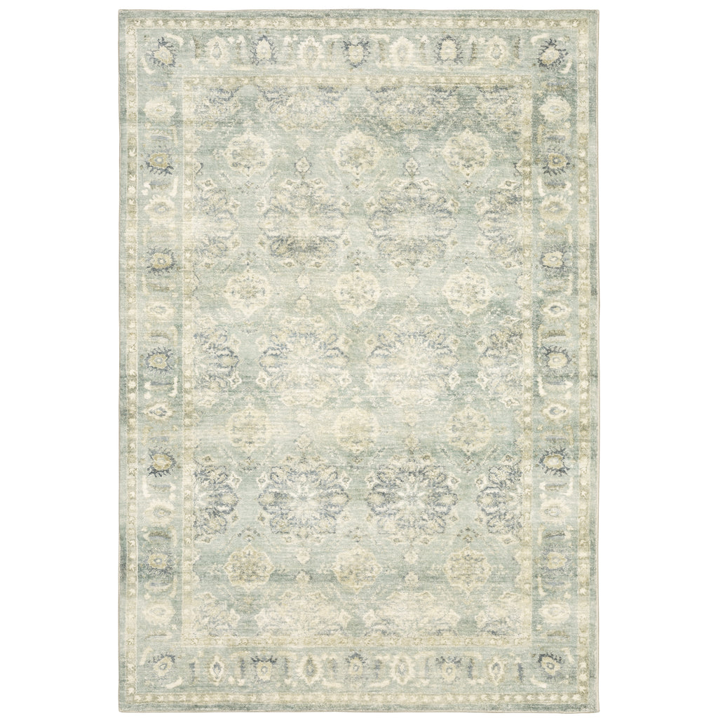 Savoy 28107 Silver/Ivory 7'8" x 10' Rug