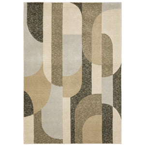 Strada Str02 Brown/Beige 3'3" x 5'2" Rug