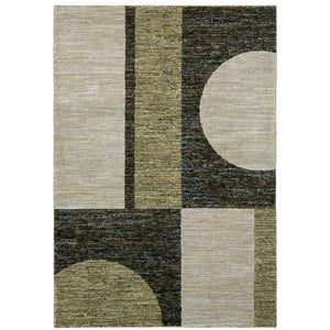 Strada Str05 Gold/Green 3'3" x 5'2" Rug