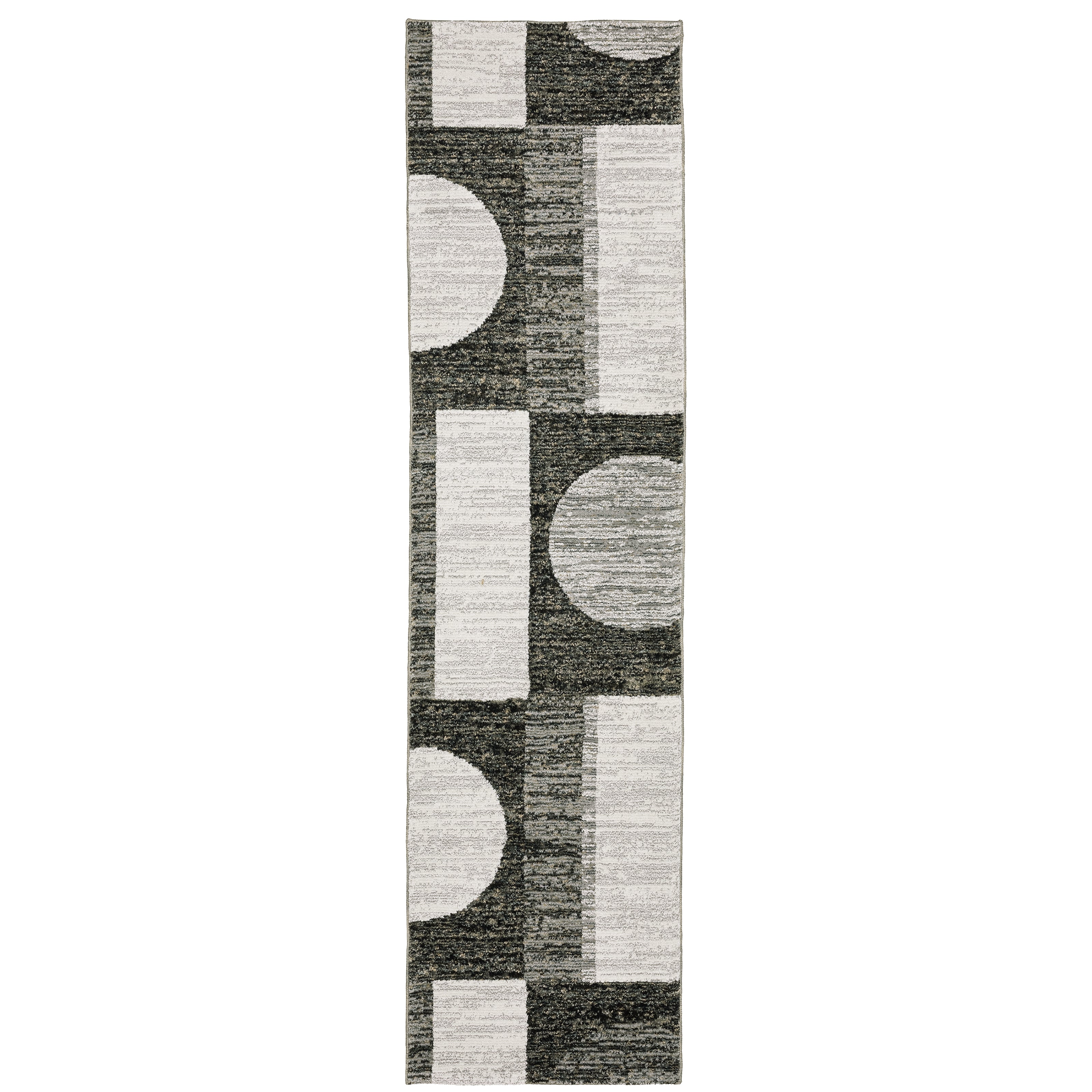 Strada Str06 Charcoal/Grey 3'3" x 5'2" Rug