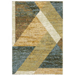 Strada Str09 Gold/Blue 3'3" x 5'2" Rug