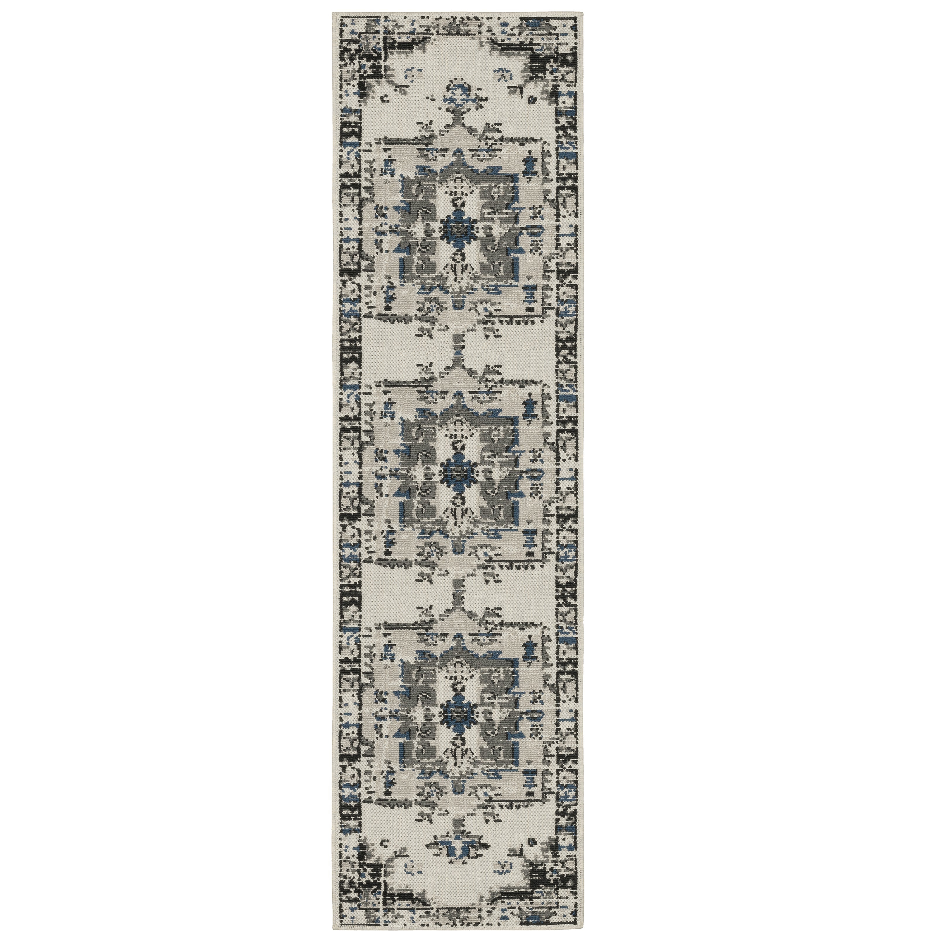 Torrey 5561H Light Grey/Grey 1'10" x 3'9" Rug