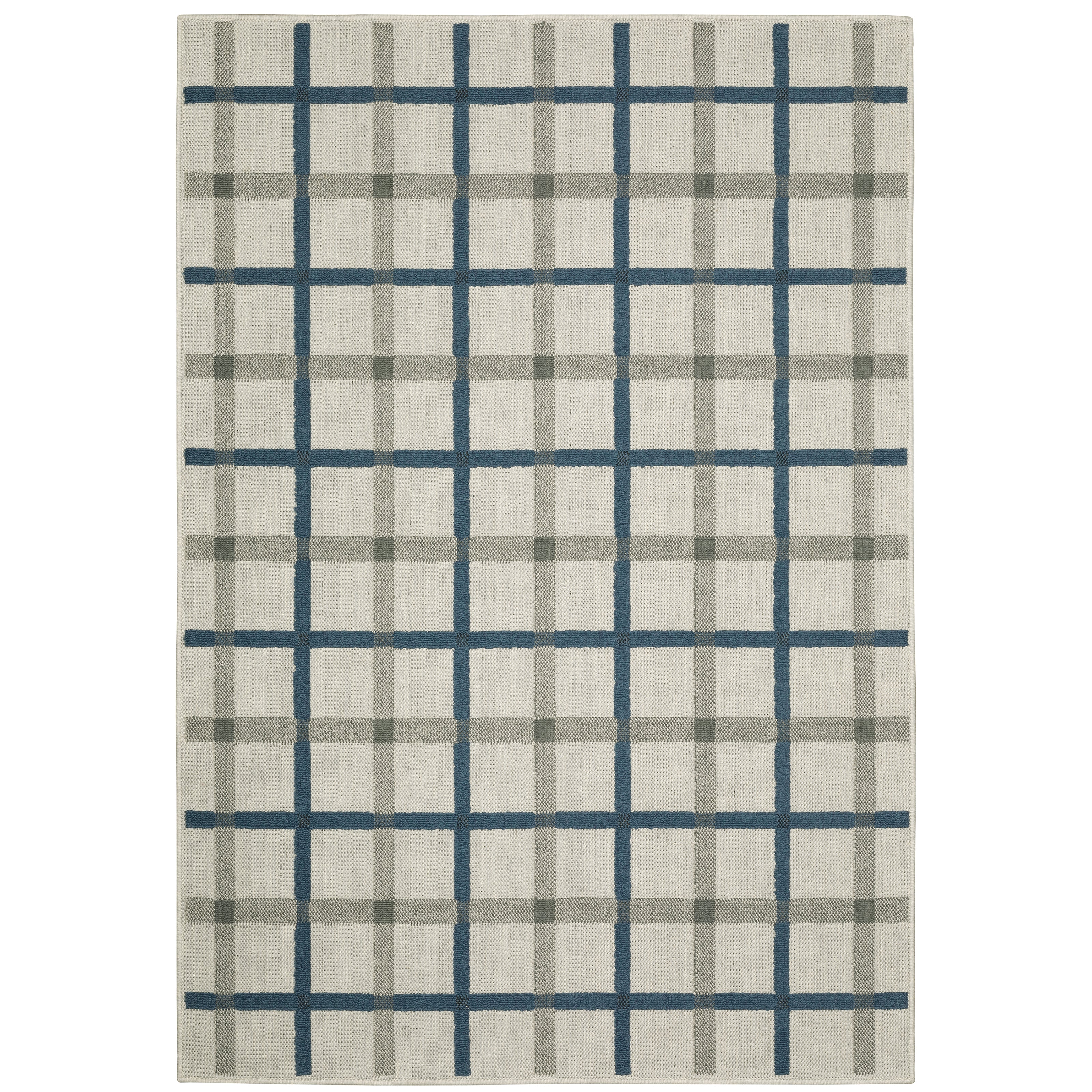 Torrey 7150H Light Grey/Blue 1'10" x 3'9" Rug