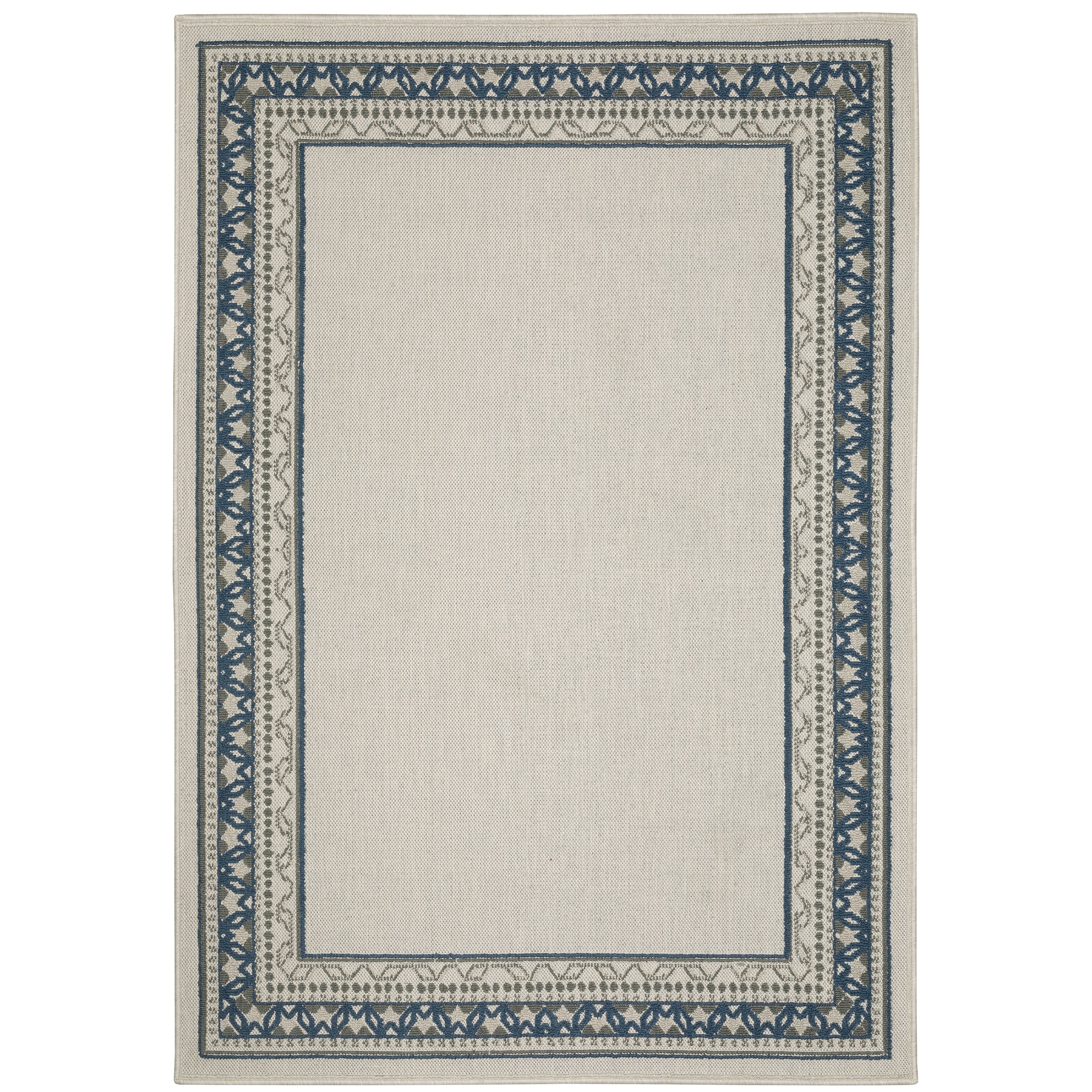 Torrey 8020W Light Grey/Blue 1'10" x 3'9" Rug