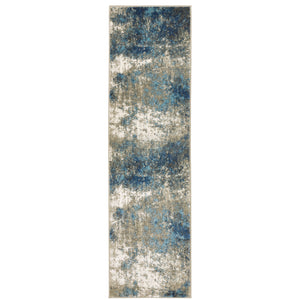 Venice 4332U Blue/Grey 5'3" x 7'3" Rug