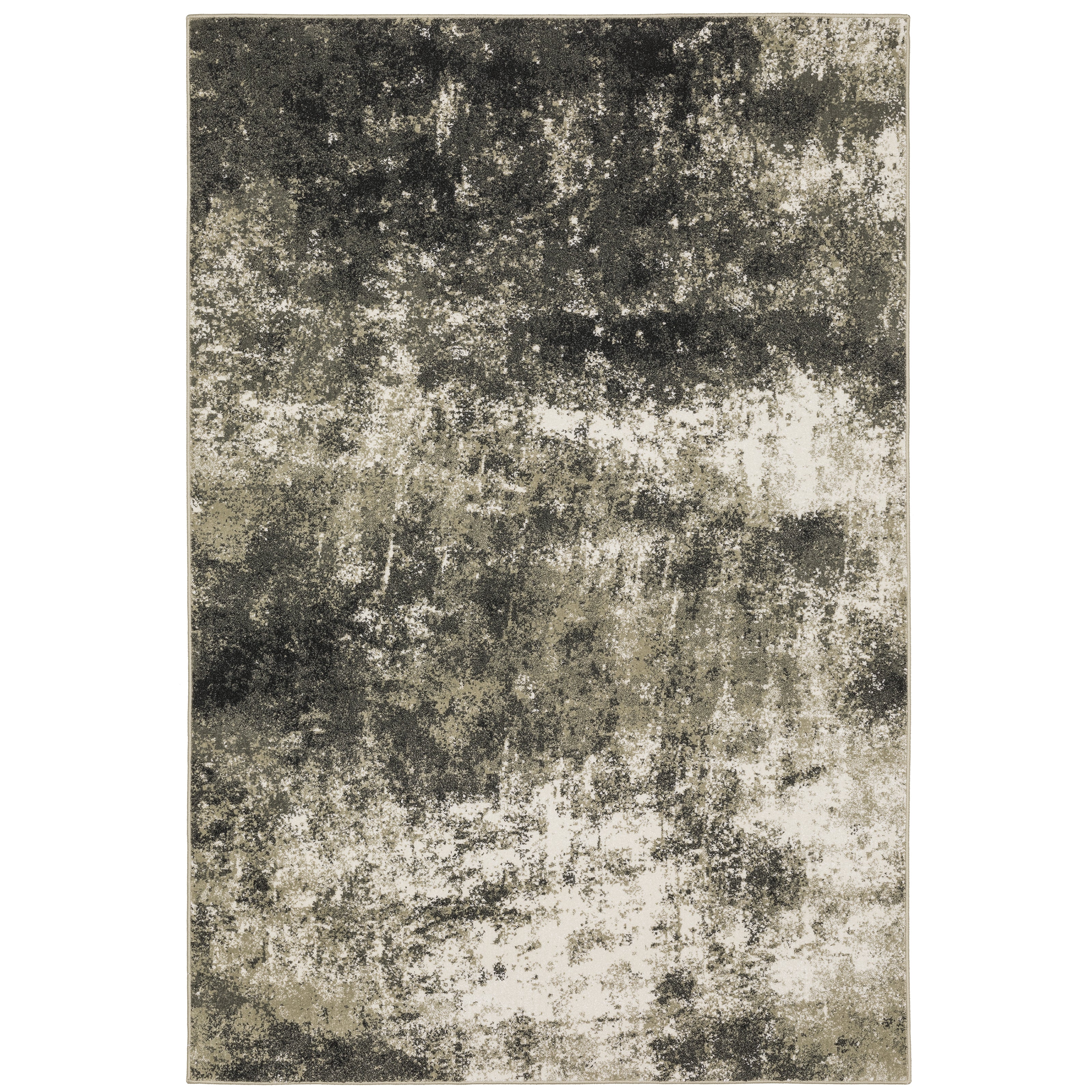 Venice 4332Y Charcoal/Beige 3'10" x 5'5" Rug