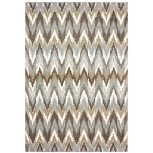 Verona 004D6 Grey/Taupe 5'3" x 7'6" Rug