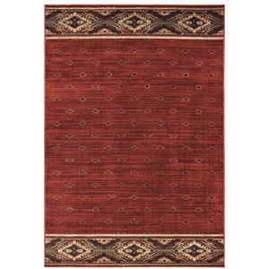 Woodlands 9652C Red/Gold 1'10" x 3' Rug