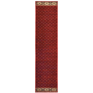 Woodlands 9652C Red/Gold 1'10" x 3' Rug